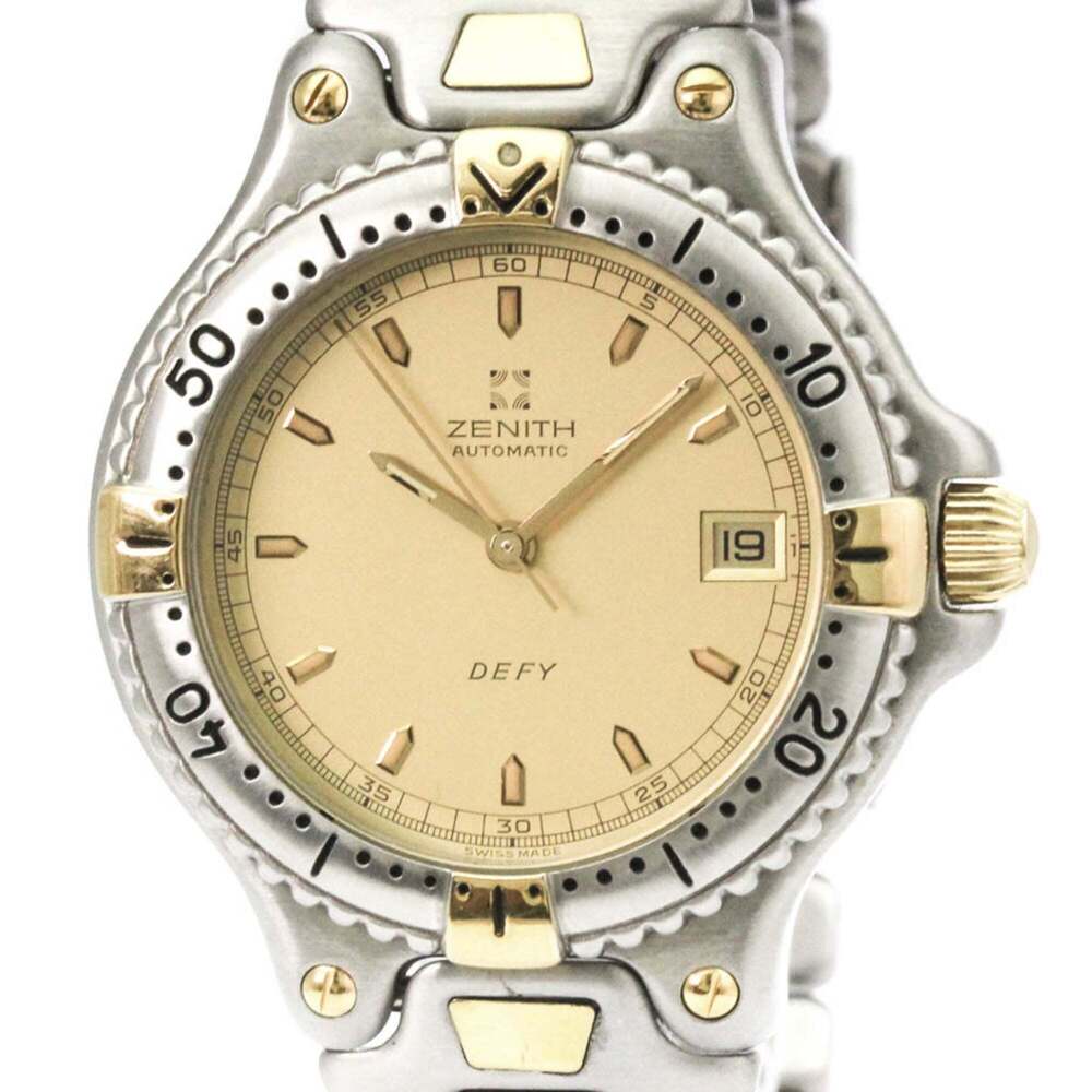 ZENITH Defy Gold Plated Steel Automatic Mens Watch 59.2000.462 Polished